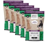 Bounce and Bella Pure Venison Nibbles - 100% Natural, Single-Ingredient, Grain-Free Dog Treats - No Nasties, Perfect for Puppies & Dogs of All Ages (5 Pack)