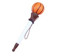 Bounce Ballpoint Pen - Basketball Novelty Toy | Creative Sports Writing Pen | Slow Rebound Ball Design, ABS Construction, Gel Ink Writing, Playful Trick Accessory, School Desk Activity, Gift Idea