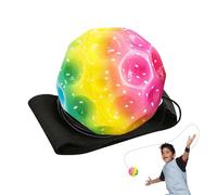 Bounce Balls with Strap, Wrist Return Ball | Wrist Bounce Ball on a Rope | Sports Wrist Ball Funny Single Player Toy, Exercise Toy,