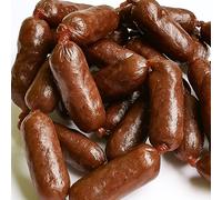 Bounce & Bella Gourmet Dog Sausages - Beef with Sweet Potato & Apple - Air-Dried Dog Treats - Grain-Free, No Derivatives - 200g