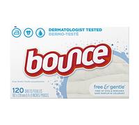 bounce FREE AND GENTLE TUMBLE DRYER SHEETS 120 SHEETS