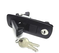 Bounce Handle Cabinet Lock for Electronical Storage Box Locker Bus Truck Trunk Machine MS207 1Pcs(718-3C Black)