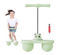 Bounce Jumper Ball - Bouncing Hopper Board with Handle, High Jump Sports Toy, Balance Training Ball with Air Pump, Outdoor Indoor Jump Game for Kids Ages 6 Years and Up, 5.71x24.02 Inches