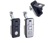 Bounce Lever Cabinet Lock MS718 Cabinet Lock Compressors Toolbox Press Lock Zinc Alloy 1Pcs(Black Small)
