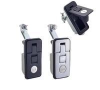 Bounce Lever Cabinet Lock MS718 Vending Cabinet Lock Compressors Car Trunk Lock Caravan RV Toolbox Press Lock Zinc Alloy 1Pcs(Chrome Small)