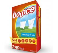 Bounce Outdoor Fresh Fabric Softener Sheets 240 Count by Bounce