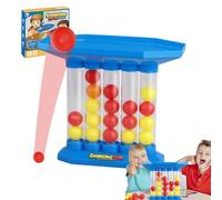 Bounce & Shoot 4-Ball Launcher Toy - 3D Tabletop Game for Multiplayer Fun, Interactive Jumping Ball Challenge, Bounce Balls Game Family Party Games (1pcs)