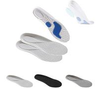 Bounceboost Insoles, Bounce Boost Insoles, Arch Support Insoles Inserts Men Women, Insoles for Standing All Day Anti-Swelling, Comfort Breathable Make You Taller (41-42,White-2Pairs)