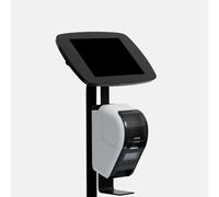 Bouncepad Original Floorstanding + Brother Printer Mount (inc USB Cable) | Exposed Front Camera and Home Button | Black | Samsung Galaxy Tab A9+ and A11+ 11-inch (2023 - 2025)