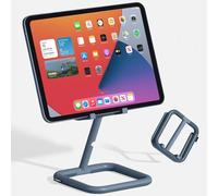 Bouncepad Go iPad Tablet Stand For Business & Leisure | iPad POS Stand | Adjustable Tablet & iPad Stand | Compatible With All Tablets & iPad Models | Tablet Stand For Desk | Blue