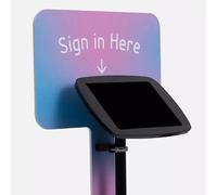 Bouncepad Original Elevate + Branding Board (inc USB Cable) | Apple iPad Pro 7th Gen 13-inch (2024) | Black | Covered Front Camera and Home Button