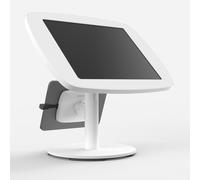 Bouncepad Original Twin + Counter Base | Apple iPad Pro 3rd, 4th, 5th and 6th Gen 12.9 (2018 - 2022) | White | Exposed Front Camera and Home Button