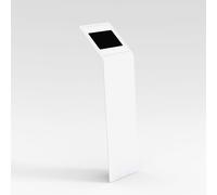 Bouncepad Wing Lite | Apple iPad Pro 4th and 5th Gen 12.9 (2020 - 2021) | White | Exposed Front Camera and Home Button