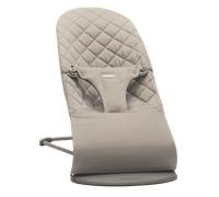 Bouncer Bliss - Sand grey / Woven, Classic quilt / Dark grey