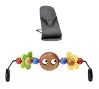 Bouncer Bliss, Woven, Anthracite + Googly Eyes