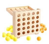 Bouncing Ball Game - Educational Toys and Family Party Games | Wood and ABS Interactive Tabletop Game | 10.24x9.25x3.07 Inch Strategic Skill Games for Boys Girls Teens Adults Home School