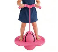 Bouncing Ball Handle | ABS Rubber 38x29x90cm | Balance Jumping Exercise Toy High Jump Hoppèr | Core Strength Coordination Fitness Activity For Kids Adults Indoor Outdoor Gym Home Use