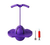 Bouncing Ball Toy, Interactive Quiet, Handle Air Pump | Fun Fitness Activity Equipment Improving Balance Coordination Strength During Playtime Exercise, Suitable Home School Park Travel Camping