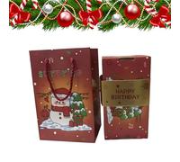 Bouncing Box Christmas,Holiday Supplies - Red Envelope Bouncing Box,for Party Planners Homeowners Office Celebrations School Events Family Gatherings Birthday Valentine's Day Wedding