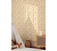 Bouncing Bunnies 10m Matt Wallpaper Hoopla Walls Yellow One Size