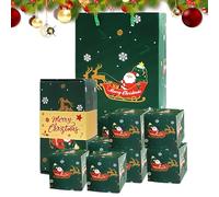 Bouncing Christmas Decorative Commemorative Box, Folding Money Organizer with Pop Up Mechanism - For Christmas, Holidays, Birthdays, School Parties