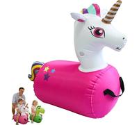 Bouncing Dinosaur,Dinosaur Hopper For Kids, Inflatable Toys Suitable For Children's Gatherings And Garden Activities, Promoting A Sense Of Balance, Sturdy And Durable (A)