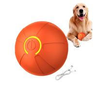 Bouncing Dog Ball | Intelligent Dogs Ball - Removable Dogs Ball, Rechargeable Bouncing Chasing Ball With Light For Reducing Pet Boredom