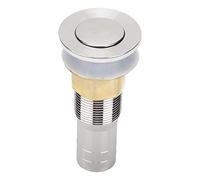 Bouncing Floor Drain, 304 Stainless Steel Under Water Receiving Hardware with Strainer Anti-Clogging Plug for RV Camper Yacht Bathroom