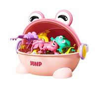 Bouncing Frog Finger Toy - Kids Hopper, Jumping Toad Game, Cute Animal Toy, Stress Relief Plaything, Indoor Outdoor Activities | Interactive Play For Children, Classroom Activity, Family Game Time