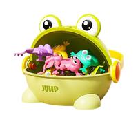Bouncing Frog Game - Press Action Toad Toy Playset, Various Colours Playset, Improved Playtime | Interactive Skill Development Activity for Boys Girls in D