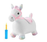 Bouncy Animal, Inflatable Bouncing Plush Animal Hopper, Balance Training Plush Doll Children Toy for 2-5 Years Old Indoor Outdoor Activities