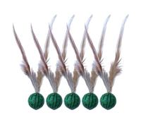 Bouncy Ball Cat Toy | Bored Pet Bouncy Ball with Feathers - Indoor Pet Favorite, Cute Multifunctional Entertainment Toy for Lovers, Friends