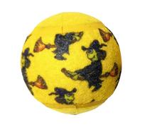 Bouncy Ball for Dogs Bite-Resistant Interesting Solid Rubber Chew Ball Toy | Witch Pattern Pet Tough Ball Toys for Home Outdoor Interactive Play Fetch Training Exercise Fun Dog Toy