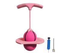 Bouncy Ball with Handle - Safe Funny Non-Slip Toys with Handle and Pump, Inflatable Balance Ball - for Adults Children Fitness Indoor / Outdoor Gym Party Birthday Play