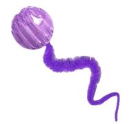Bouncy Ball With Tail ? Cat Teaser Toy, Plush Play Ball, Durable Elastic Construction With Vibrant Motion | Funny Pet Toy For Cats Kittens Indoor Playtime Birthday Exercise Training Home Entertainment