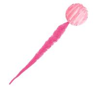 Bouncy Ball With Tail - Cat Teaser Toy, Plush Play Ball, Durable Elastic Construction With Vibrant Motion | Funny Pet Toy For Cats Kittens Indoor Playtime Birthday Exercise Training Home Entertainment