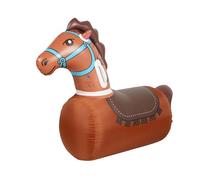 Bouncy Horse Hopper - Balance Skill Training Toy, Inflatable Ride On Animal, Leakproof PVC Jumping , Ergonomic Grip Ear Handle, Stable Active Play Gear | for Boys Girls Garden Yard