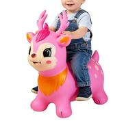 Bouncy Horse - Inflatable Ride On Horse Bouncer | Fun Jumping Hopping Animal Hopper For Kids | Active Balance And Coordination Play Toy For Outdoor Home Preschool Classroom Playroom