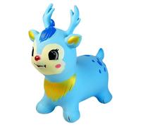 Bouncy Horse - Kids Jumping Hopping Animal Toys, Inflatable Bouncing Toy, Inflatable Ride On Horse Bouncer | For Outdoor Home Preschool Classroom Playroom Daycare Travel Birthday Party