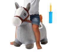 Bouncy Horse Toys - Animal Hopper Prop | Jumping Horse For Kids| Toddler Animal Ride On Toy | Animal Space Hopper For Boys Girls Hop Along Toy Outdoor Indoor Fascinating Recreational Activity