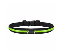 Bouncy Nylon Portable Waterproof Phone Pouch Pocketbelt Sports Waist Bag Belt Bag Running(Light Green,5PCS)