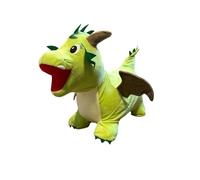 Bouncy Pals Hopper Toys - Plush Ride-On Inflatable Animals with Pump, Soft & Stable Bouncy Friends for Kids Age 2-5 - Dragon, Unicorn, Cow & Lion - Indoor & Outdoor Active Play Gifts - Dragon