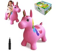 Bouncy Unicorn Hopper Ride-On Toy - Pink Unicorn