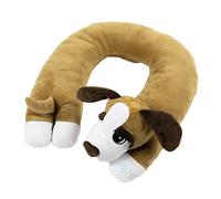 Bouncyband Sensory Vibrating Puppy Neck Pillow - Therapeutic 16x12x6” Super Soft Pillow to Drape Over Neck or Rest on Shoulders, Lap, Back, Stomach - Calming Tool for ADHD, Perfect for The Classroom…