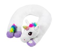 Bouncyband Sensory Vibrating Unicorn Neck Pillow - Therapeutic 16x12x6” Super Soft Pillow to Drape Over Neck or Rest on Shoulders, Lap, Back, Stomach - Calming Tool for ADHD, Perfect for The Classroom