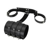 Bound and Buckled Arm to Wrist Restraint PU Leather Handcuffs Hands Behind Back Couples BDSM