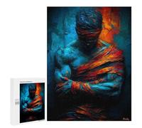 Bound by Fire And Ice - Expressionist Figure - Challenging Puzzle for Adults, 500 PCS, Festive Gift for Adults - for Detail-Focused Puzzlers