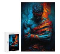 Bound by Fire And Ice - Expressionist Figure: New Year Decoration, 300 PCS Displayable Picture Puzzle - for Quiet Evenings And Focused Play