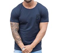 Bound By Honour Men’s Slim Muscle Fit Crew Neck Short Sleeve T-Shirt