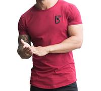 Bound By Honour Men’s Slim Muscle Fit Crew Neck Short Sleeve T-Shirt